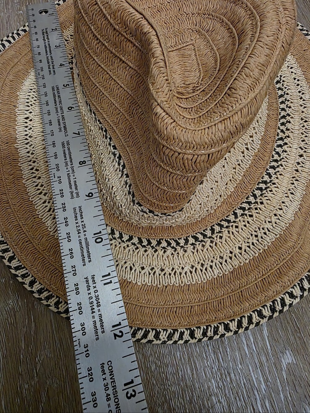 Do Everything In Love Vacation Beach Straw Paper Hat - Picture 3 of 3